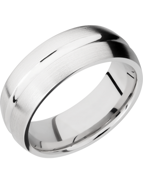 Cobalt Chrome 8mm domed concave band