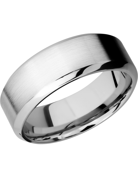 Cobalt Chrome 8mm high-beveled band