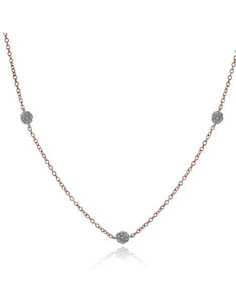 Necklace in 18k Gold with Diamonds