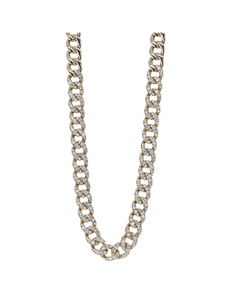 Necklace in 18k Gold with Diamonds