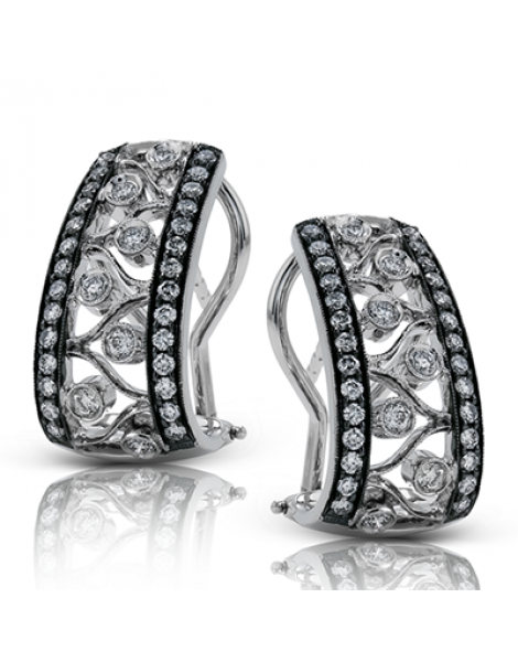 Earring in 18k Gold with Diamonds