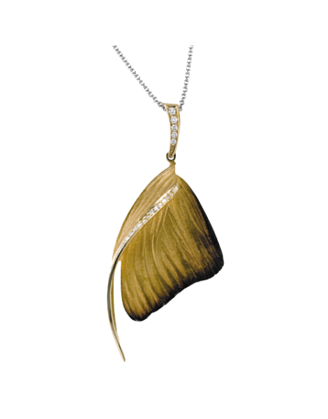 Pendant in 18k Gold with Diamonds