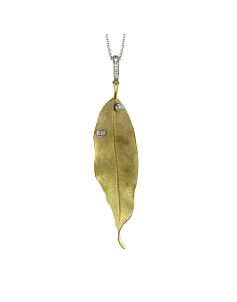 Pendant in 18k Gold with Diamonds