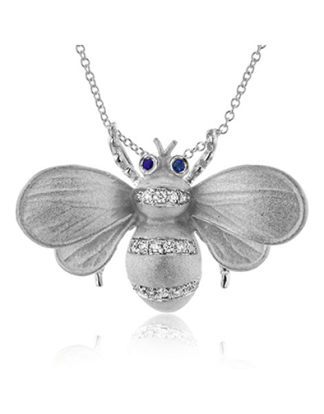 Pendant in 18k Gold with Diamonds