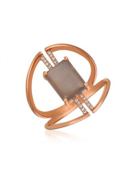 14K R/G RING 0.06 DIA 1.58 MN |E|