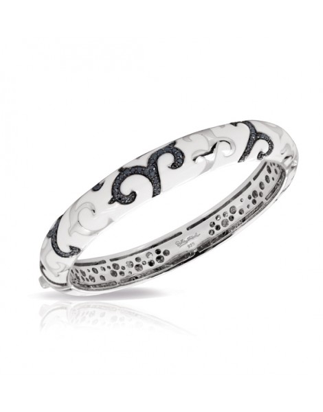 Royale Black and White Stackable Bangle