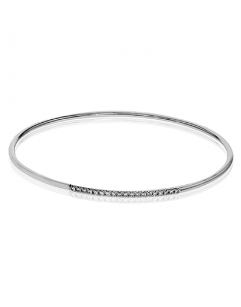 Bangle in 18k Gold with Diamonds