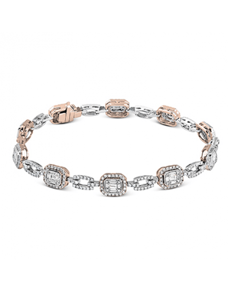 Bracelet in 18k Gold with Diamonds