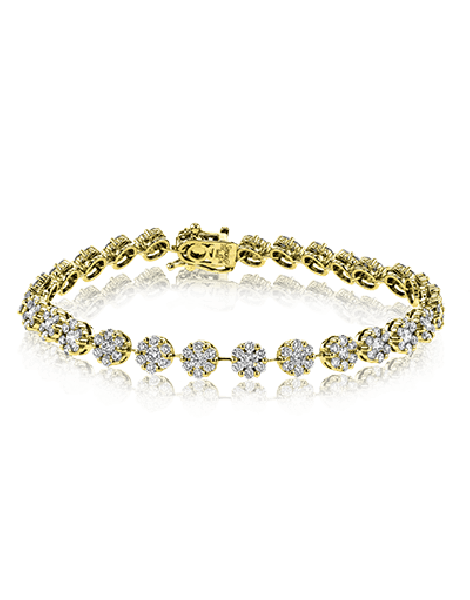 Bracelet in 18k Gold with Diamonds