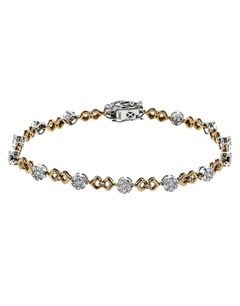Bracelet in 18k Gold with Diamonds