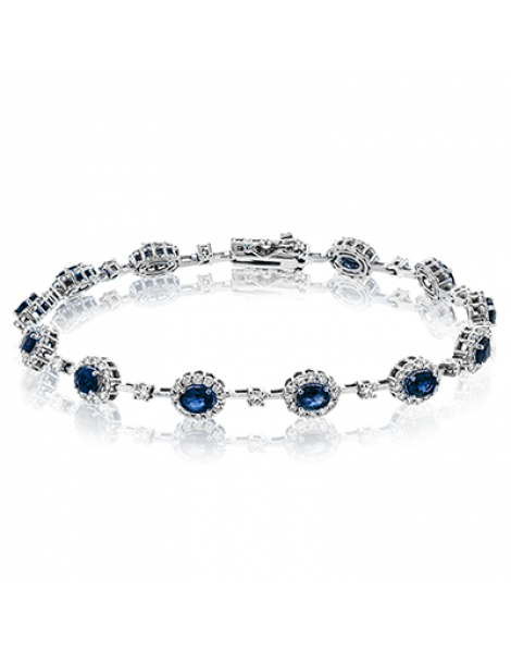 Color Bracelet in 18k Gold with Diamonds