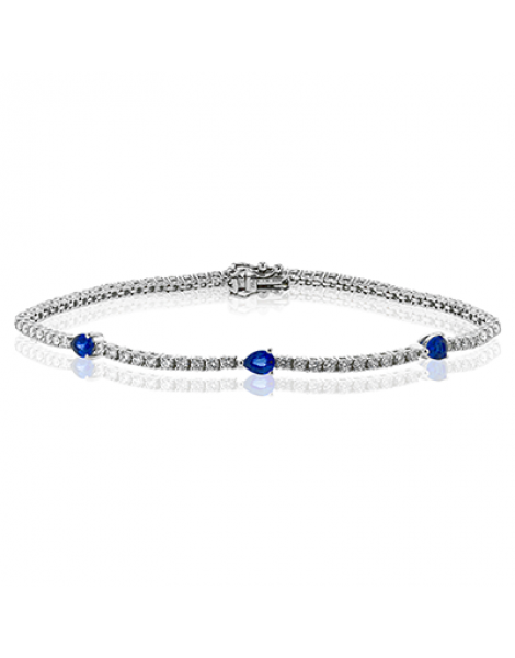 Color Bracelet in 18k Gold with Diamonds