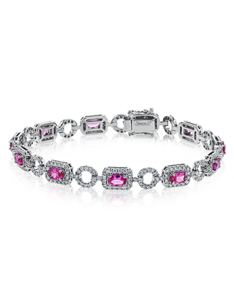 Color Bracelet in 18k Gold with Diamonds