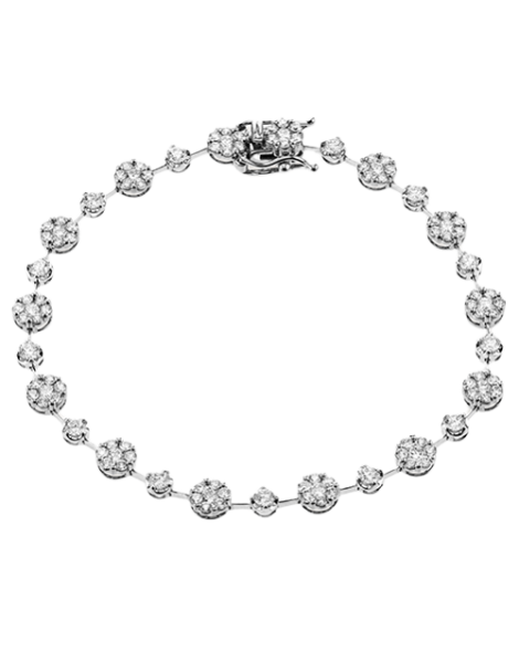 Bracelet in 18k Gold with Diamonds