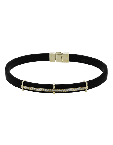 Gent Bracelet in 14k Gold with Diamonds