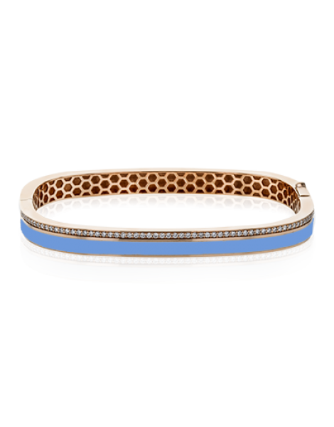 Bangle in 18k Gold with Diamonds