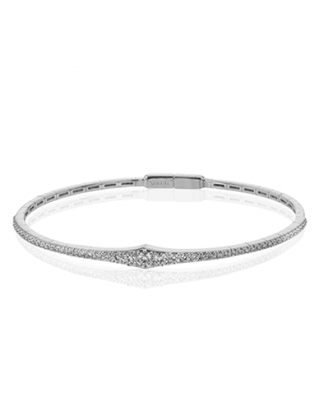 Bangle in 18k Gold with Diamonds