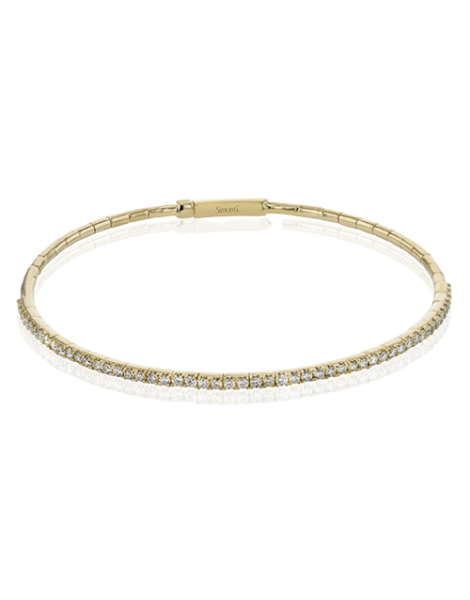 Bangle in 18k Gold with Diamonds