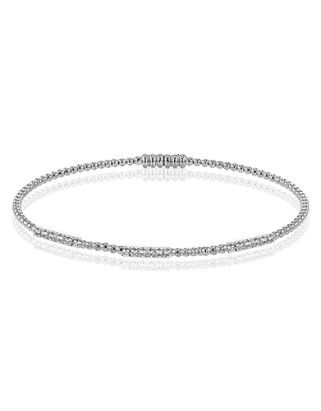 Bangle in 18k Gold with Diamonds