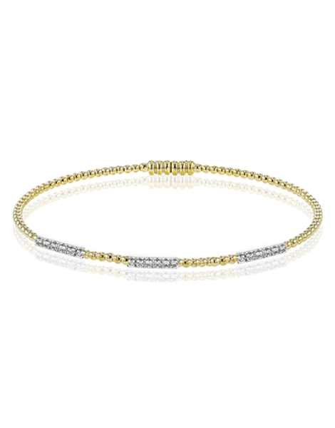 Bangle in 18k Gold with Diamonds