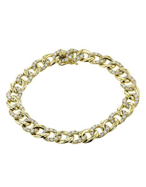 Bracelet in 18k Gold with Diamonds