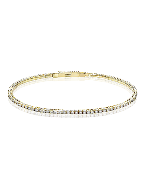 Bangle in 18k Gold with Diamonds