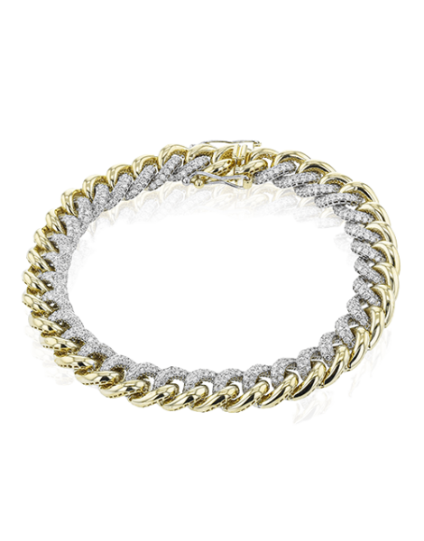 Bracelet in 18k Gold with Diamonds