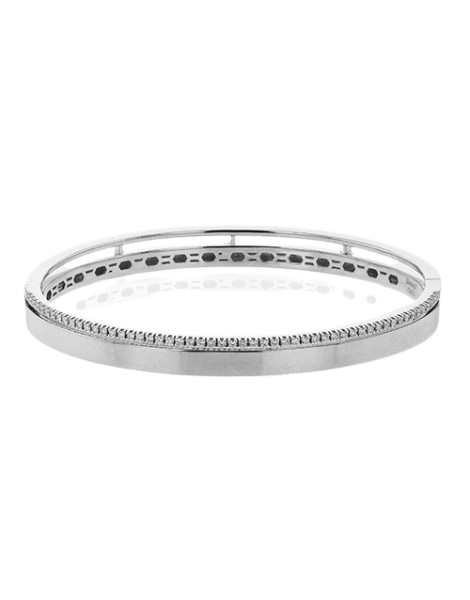 Bangle in 18k Gold with Diamonds