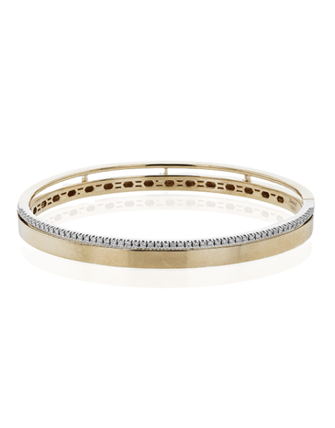 Bangle in 18k Gold with Diamonds