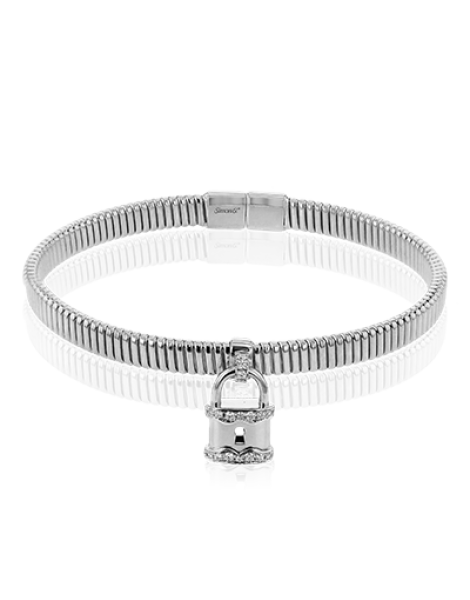 Bangle in 18k Gold with Diamonds