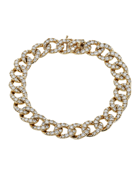 Bracelet in 18k Gold with Diamonds