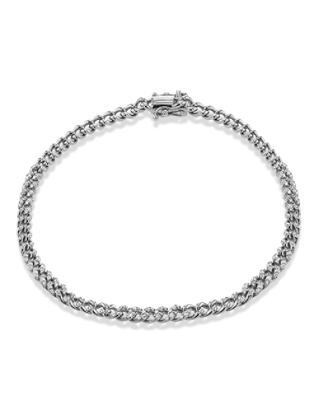 Bracelet in 18k Gold with Diamonds