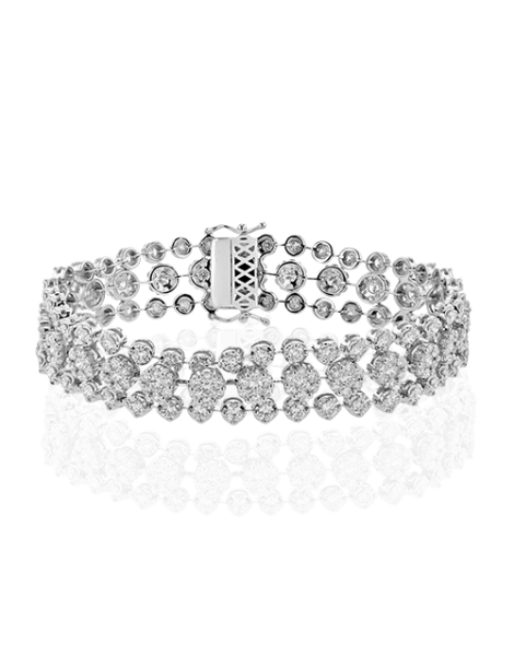 Bracelet in 18k Gold with Diamonds