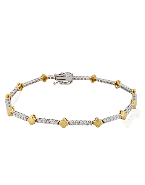 Bracelet in 18k Gold with Diamonds