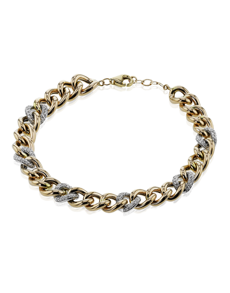 Bracelet in 18k Gold with Diamonds