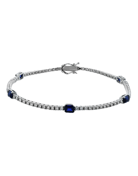 Color Bracelet in 18k Gold with Diamonds