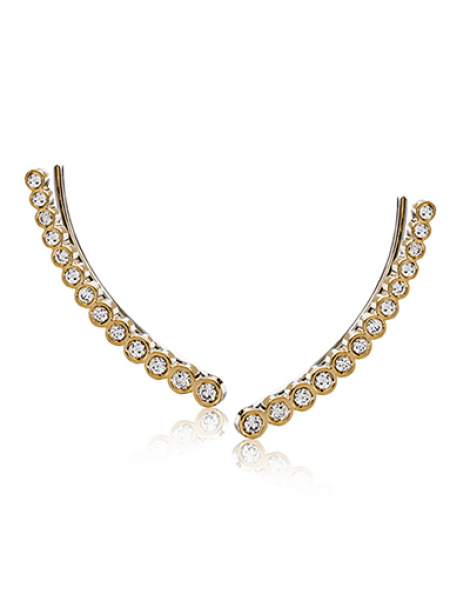 Earring in 18k Gold with Diamonds