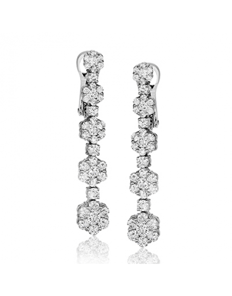 Earring in 18k Gold with Diamonds