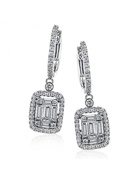 Earring in 18k Gold with Diamonds