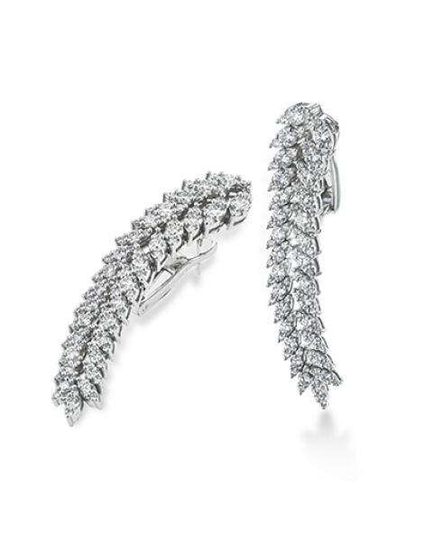 Earring in 18k Gold with Diamonds