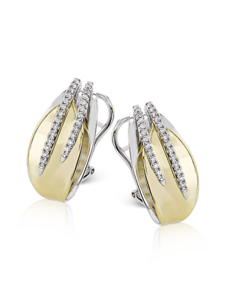 Earring in 18k Gold with Diamonds