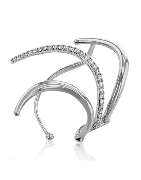 Earring in 18k Gold with Diamonds