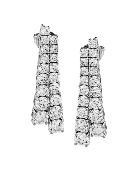 Earring in 18k Gold with Diamonds