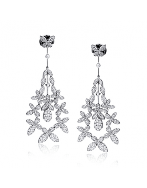 Earring in 18k Gold with Diamonds