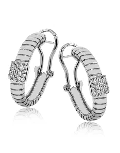 Earring in 18k Gold with Diamonds