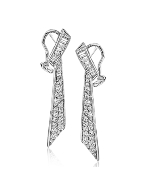 Earring in 18k Gold with Diamonds