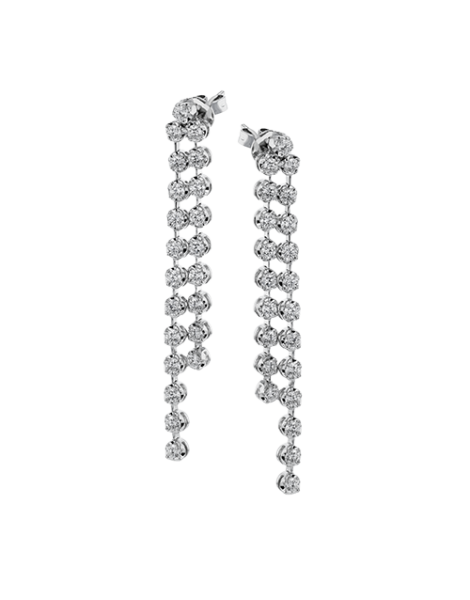 Earring in 18k Gold with Diamonds