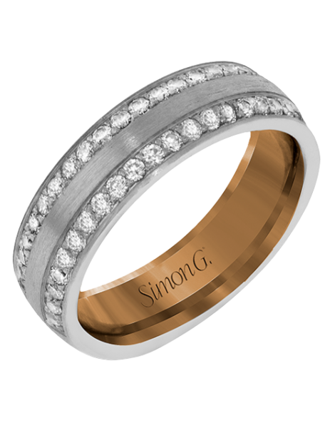 Men Ring in 14k Gold with Diamonds