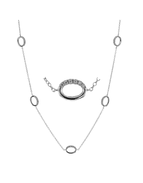 Necklace in 18k Gold with Diamonds