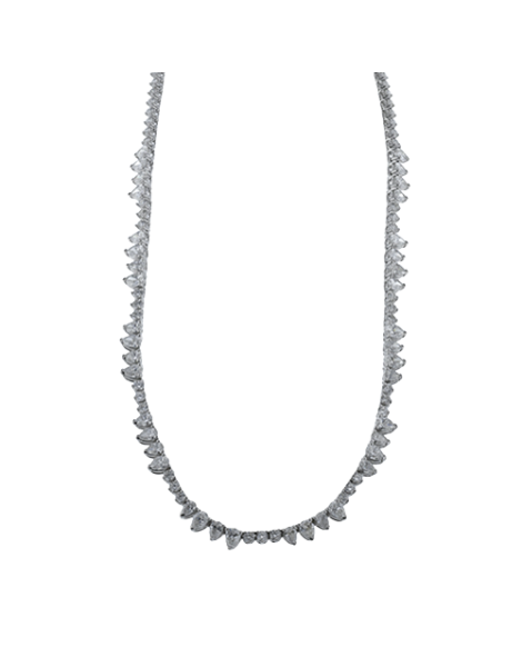 Necklace in 18k Gold with Diamonds